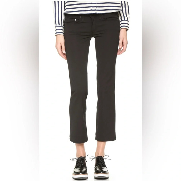 Rag & bone/JEAN The Equestrian Crop Straight Leg Jean - Picture 8 of 9